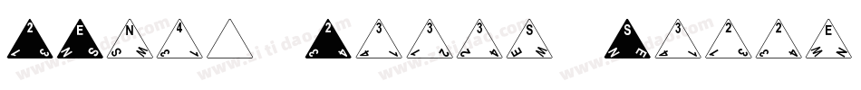DPoly Eight Sider 1字体转换